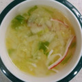クックかわまい's cooksnap of when they made カニカマと白菜のとろっとスープ.