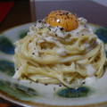 ダイナマイト漆黒's cooksnap of when they made えのきと長ネギの和風カルボナーラ味噌風味.