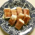 junara's cooksnap of when they made はんぺんのチーズベーコン巻き.
