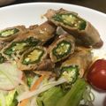 檸檬パン's cooksnap of when they made 味付けは焼肉のタレ！オクラの豚肉巻き.