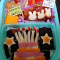 non★'s cooksnap of when they made ケーキのお弁当☆キャラ弁☆お誕生日.