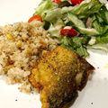 Addicted★'s cooksnap of when they made 白身魚のチーズカレーソテー.