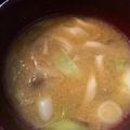toshio39's cooksnap of when they made 長ネギとしめじのお味噌汁´ω｀●.