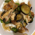 クックE32IJ4☆'s cooksnap of when they made 茄子と豚バラの甘辛丼♪おろし生姜を添えて.