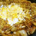 ジョンリークッカー's cooksnap of when they made チーズタッカルビ風♪豚キムチ焼きそば.