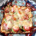 Mocosmile3's cooksnap of when they made 糖質制限　油揚げピザ.