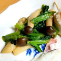 ＊キーツニャン＊'s cooksnap of when they made 簡単☆小松菜としめじのバター醤油炒め.