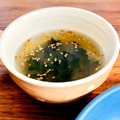 ねっちゃんっ's cooksnap of when they made 混ぜ込みわかめでとっても簡単なスープ.