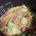 狸の尻尾's cooksnap of when they made 手抜きごはん❤炊飯器で和風スパゲッティー.