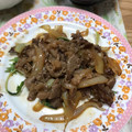 チロチロル's cooksnap of when they made 簡単失敗ナシ♪牛こまの焼き肉のタレ炒め.