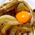 lily…♡'s cooksnap of when they made 玉ねぎ好きに！速攻☆てりたまたま丼.