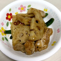 ☆megunyan☆'s cooksnap of when they made ご飯が進む!豚こまと蓮根の甘辛照り炒め.