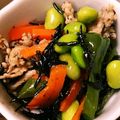 みほほえ's cooksnap of when they made 常備菜♪ひじき・豚肉・大豆の煮物.