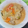 クックM7YXSD☆'s cooksnap of when they made 旨辛♪中華風豆腐と白菜のミルク味噌スープ.