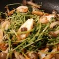 さくら雪山's cooksnap of when they made 豆苗の炒め物.