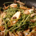 さくら雪山's cooksnap of when they made 豆苗の炒め物.