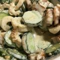 クック6NF25J☆'s cooksnap of when they made 簡単！ちくわとキュウリの和え物.