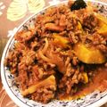 mizokei's cooksnap of when they made 簡単リメイク♪かぼちゃのミートソースがけ.