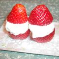 きらり流れ星's cooksnap of when they made いちごサンタ☆.