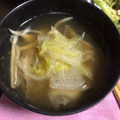 もんす。's cooksnap of when they made 簡単！白菜と舞茸のお味噌汁.