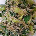 クックXVVB5I☆'s cooksnap of when they made 簡単！小松菜とじゃこの炒めもの.