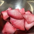 かにゃにゃコ's cooksnap of when they made すし酢で簡単！【赤かぶの酢漬け】.