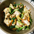 ばんぷ☆'s cooksnap of when they made 鶏肉と小松菜の甘辛炒め.