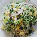 なつぽん♪'s cooksnap of when they made 豆苗ときのこの卵炒め.