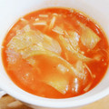 RIKOTORA's cooksnap of when they made 夏野菜使い切り☆レタスとトマトのスープ.