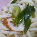 りゅちぇ's cooksnap of when they made 簡単！関西風、豚肉とちくわのおうどん.