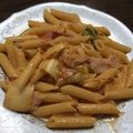 kimi2144's cooksnap of when they made アレンジ自在☆キムチクリームパスタ.