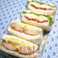 ドラエミ's cooksnap of when they made えびかつサンドとタマゴサンド.