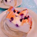 航＆優ママ's cooksnap of when they made ブルーベリーチーズケーキ.