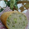 青空の月さま's cooksnap of when they made レンジパンで「ゴマ枝豆パン」♪.