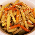 虎徹のママ's cooksnap of when they made さつまいもと人参のキンピラ.
