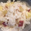 ぷうちゃんちゃん's cooksnap of when they made 炊飯ジャーで簡単！さつまいもご飯.
