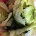 ma___111's cooksnap of when they made りぼんきゅうりとレタスのやみつきサラダ☆.