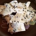 巴マミ14歳's cooksnap of when they made レンジ1分クラッカー★ヘルシー節約おやつ.