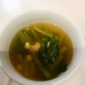 YOU1416's cooksnap of when they made -あっさり旨っღ小松菜コーンスープ-.