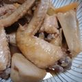 からおねこ's cooksnap of when they made 肉がホロリ！里芋と鶏手羽先の煮物.