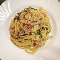 sono☆'s cooksnap of when they made 大葉とベーコンのパスタ.
