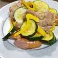 ウッシー母's cooksnap of when they made ズッキーニと夏野菜の豚バラ 味噌炒め.