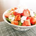 さぁさ52's cooksnap of when they made トマトとレタスとカッテージチーズのサラダ.