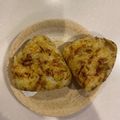 パッシーユ's cooksnap of when they made 余ったきんぴらごぼう　カレーおにぎり.