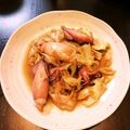 ゴロみかん's cooksnap of when they made やりいかとキャベツのにんにく生姜焼き.