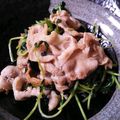 ☆ピノキオ☆'s cooksnap of when they made ＊旨い！豆苗と豚肉の照り焼き＊.