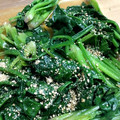 まろぴ～ぬ's cooksnap of when they made ほうれん草のナムル.