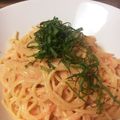 はんぜむ's cooksnap of when they made 明太子(イカ)パスタ〜超簡単混ぜるだけ.