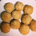ロビくま's cooksnap of when they made 揚げない☆ひとくちバター醤油コロッケ♬.