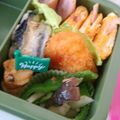 4double5's cooksnap of when they made ピーマンエリンギ昆布茶味　お弁当のおかず.